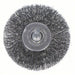 Weiler 93028 Wire Wheel Brush Crimped Steel, 3 in Dia x 1/2 in Wd, 1/4 in Shank, 0.014 in Fill - KVM Tools Inc.KV6JXG4