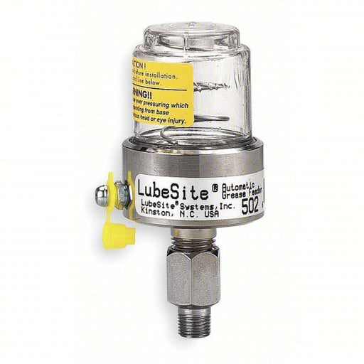 Lubesite 560 Grease Feeder 6 fl oz Feeder Capacity, 1/8 in Connection Size, NPT, - 10°F Min. Op Temp - KVM Tools Inc.KV6Y740