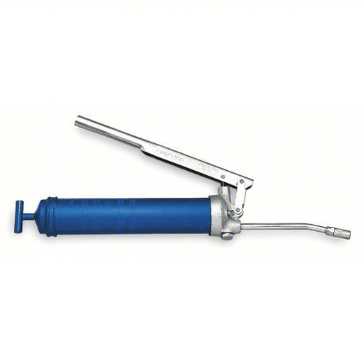 Lincoln 1142 Grease Gun Lever - Grip Handle, Cartridge Load, Rigid Nozzle, Variable Stroke, Blue, 14 oz - KVM Tools Inc.KV6Y888