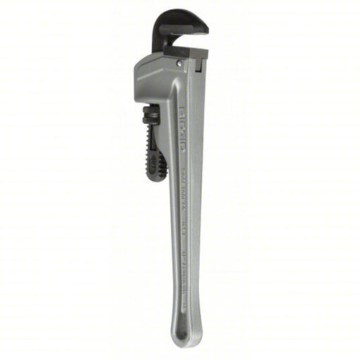 Ridgid 812 Pipe Wrench Aluminum, 2 in Jaw Capacity, Serrated, 12 in Overall Lg, I - Beam - KVM Tools Inc.KV6YJ41