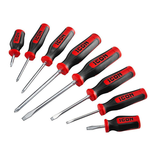 Icon ACSD - 8/70309 Professional Mechanics Screwdriver Set, 8 - Piece - KVM Tools Inc.KV70309