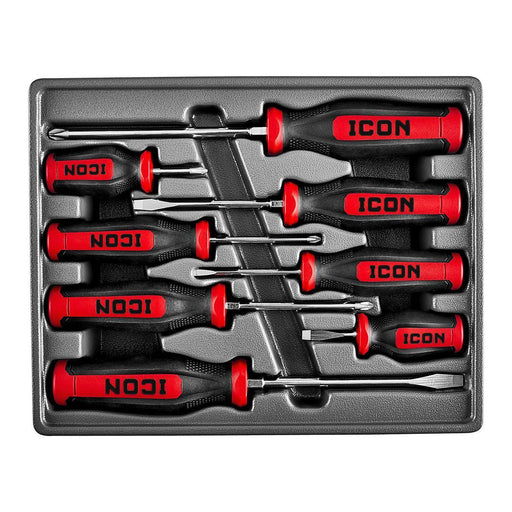 Icon ACSD - 8/70309 Professional Mechanics Screwdriver Set, 8 - Piece - KVM Tools Inc.KV70309