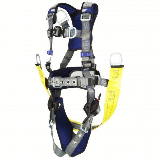 3M DBI-SALA 1402116 Fall Protection Harness Climbing/Gen Use, Vest Harness, Quick-Connect / Tongue, M, Gray - KVM Tools Inc.KV788FY3