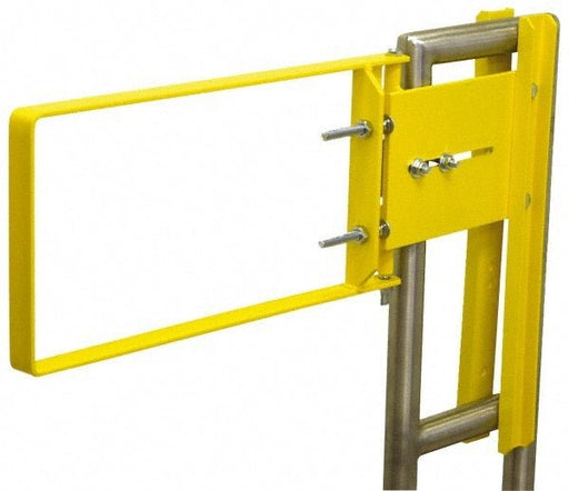 Fabenco A71 - 33PC Self Closing Rail Safety Gate For 34 in to 36 - 1/2, Yellow - KVM Tools Inc.KV52977220