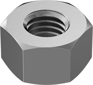 McMaster 95462A548 Medium - Strength Steel Hex Nut Grade 5, Zinc - Plated, 1" - 8 Thread Size PK10 - KVM Tools Inc.KV95462A548