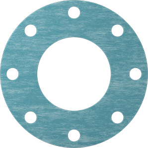 McMaster 9472K641 Oil - Resistant Aramid/Buna - N Gasket with Bolt Holes, for 4 Pipe Size, ANSI Class 150, 1/16" Thick - KVM Tools Inc.KV9472K6411/16