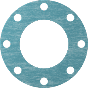 McMaster 9472K642 Oil - Resistant Aramid/Buna - N Gasket with Bolt Holes, for 5 Pipe Size, ANSI Class 150, 1/16" Thick - KVM Tools Inc.KV9472K6421/16