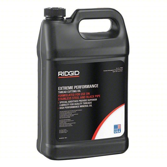 Ridgid 70830 Pipe Thread Cutting Oil 1 gal, Can, Black - KVM Tools Inc.KV6YJ43