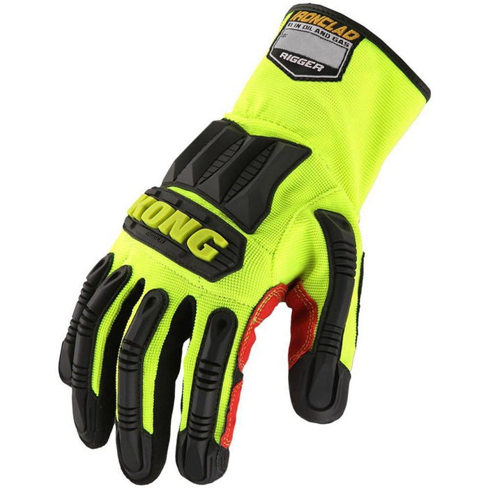 Kong KRIG - 06 - XXL Mechanics Gloves 2XL (11), Riggers Glove, Synthetic Leather, ANSI Cut Level A2, Palm Side, 1 PR - KVM Tools Inc.KV20JE97