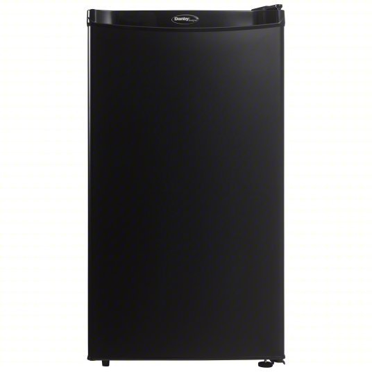 Danby DCR032A2BDD Mini Refrigerator with Freezer Section Black, 3.2 cu ft Total Capacity, 2 Shelves - KVM Tools Inc.KV10N665