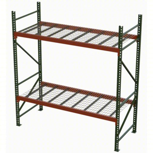 Husky Rack & Wire 184209635096DS Pallet Rack Starter Unit 102 in x 42 in x 8 ft, 16 ga Beams, 14 ga Uprights - KVM Tools Inc.KV21E922