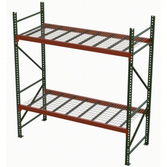 Husky Rack & Wire 184209635096DS Pallet Rack Starter Unit 102 in x 42 in x 8 ft, 16 ga Beams, 14 ga Uprights - KVM Tools Inc.KV21E922