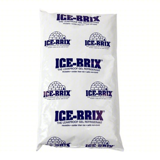 Polar Tech IB 6 Freezer Pack Leak Proof Cold Pack, 24 oz Wt, 5 1/2 in Lg, 4 in Wd, 48 PK - KVM Tools Inc.KV6TVL2