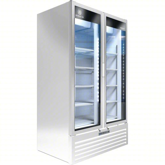 Beverage-Air MT49-1W Refrigerated Glass Door Merchandiser, White, LED Lighting, 37.4 cu. ft. - KVM Tools Inc.KV811HZ3