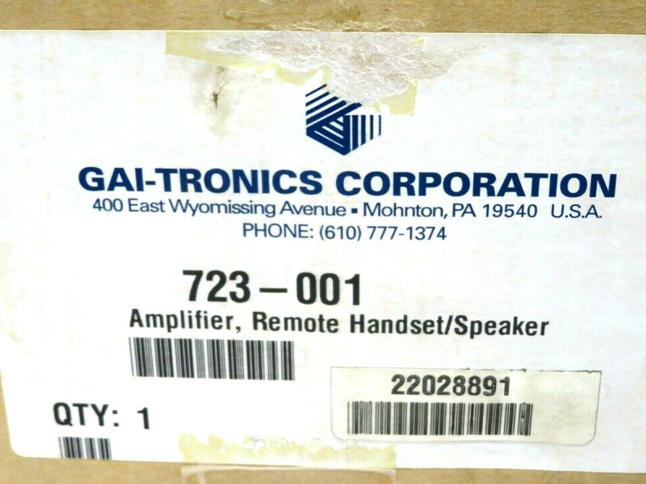 Gai - Tronics 723 - 001 Remote Handset/Speaker Amplifier - KVM Tools Inc.KV723 - 001