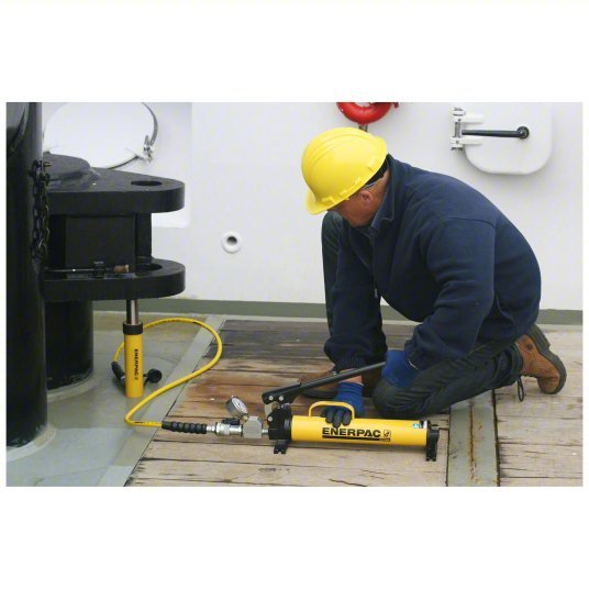 Enerpac RC53 Hydraulic Ram Single Acting, 5 ton Nominal Capacity, 3 in Nominal Stroke Lg, Steel - KVM Tools Inc.KV4Z483