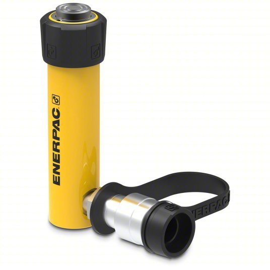 Enerpac RC53 Hydraulic Ram Single Acting, 5 ton Nominal Capacity, 3 in Nominal Stroke Lg, Steel - KVM Tools Inc.KV4Z483