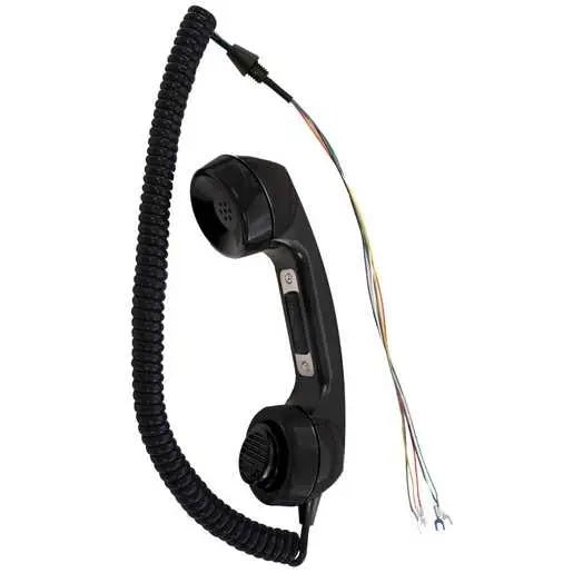 GAI - Tronics 10112 - 201 Handset Assembly, Black, 6' Hytrel Cord - KVM Tools Inc.KV10112 - 101