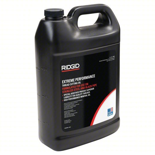 Ridgid 70830 Pipe Thread Cutting Oil 1 gal, Can, Black - KVM Tools Inc.KV6YJ43