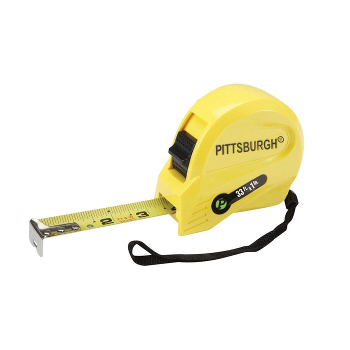 Pittsburgh 62462/41255 33 ft. x 1 in. QuikFind Tape Measure - KVM Tools Inc.KV62462