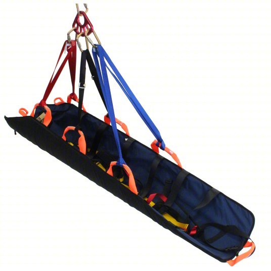 Ferno TRS Rescue Stretcher, 79 1/2 in Lg, 33 in Wd, Blue, 550 lb Wt Capacity - KVM Tools Inc.KV46P353