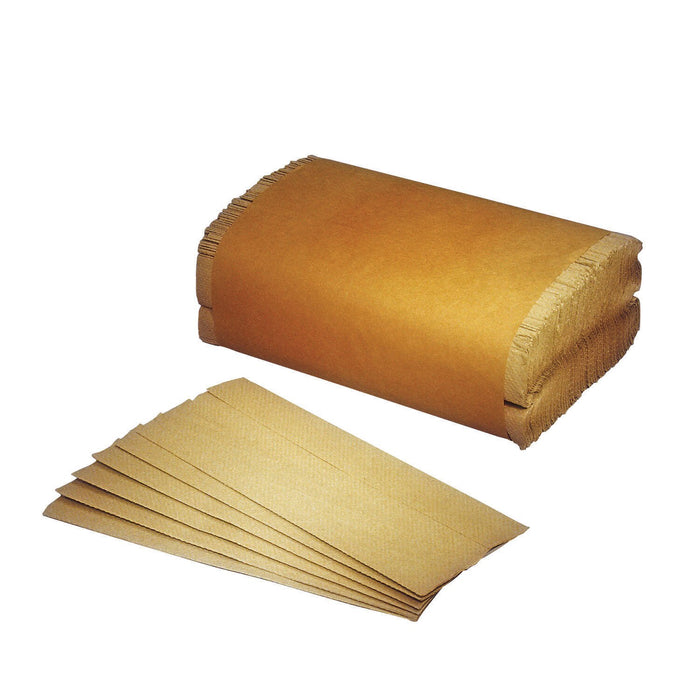 Ability One 8540-00-291-0392 Paper Towel Brown, 9 1/4 in Wd, 10 1/4 in Lg, 200 Sheets, 12 PK - KVM Tools Inc.KV5MN34