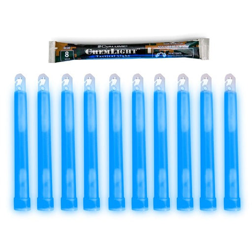 Chemlight 9-55600 Lightstick, Blue, 6 In. L, 8 hr., PK10 - KVM Tools Inc.KV3NRA7