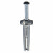 KVM Tools U70650.025.0125 Nail Drive Anchor, 1/4" Dia., 2" L, Alloy Steel Zinc Plated, 100 PK - KVM Tools Inc.KV11K343