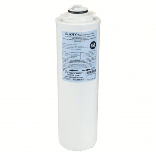 Elkay 51300C Replacement Filter Cartridge: 1.5 gpm, 3,000 gal, 9 1/2 in Overall Ht, 3 1/8 in Dia - KVM Tools Inc.KV11U265