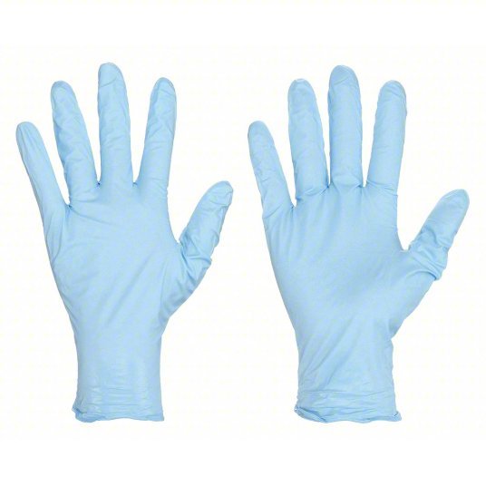 Ability One 8415-01-492-0178 Disposable Gloves Nitrile, L (9) 100 PK - KVM Tools Inc.KV401Y17