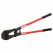 Ridgid S24/14223 Bolt Cutters Steel, For 7/16 in Max Dia Soft Steel, For 3/8 in Max Dia Medium Steel, Red - KVM Tools Inc.KV6PFE5