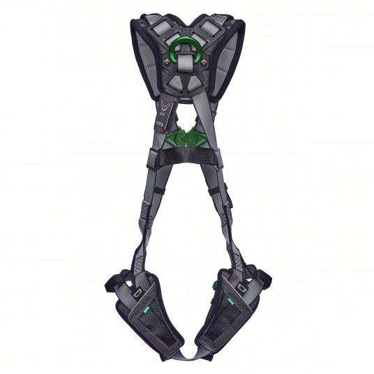 MSA 10194971 Full Body Harness, Vest Style, 2XL, Nylon, Gray - KVM Tools Inc.KV197DU8