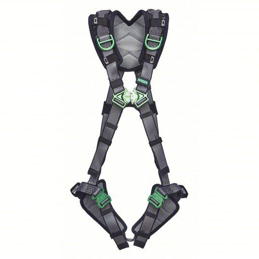 MSA 10194971 Full Body Harness, Vest Style, 2XL, Nylon, Gray - KVM Tools Inc.KV197DU8