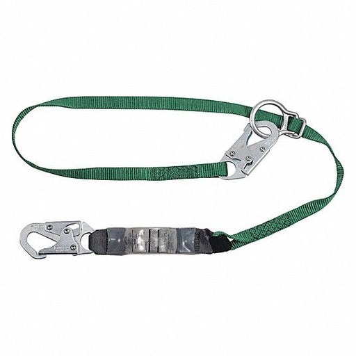 MSA 10193128 Lanyard, 6 ft., 310 lb. Weight Capacity, Green - KVM Tools Inc.KV197EH1