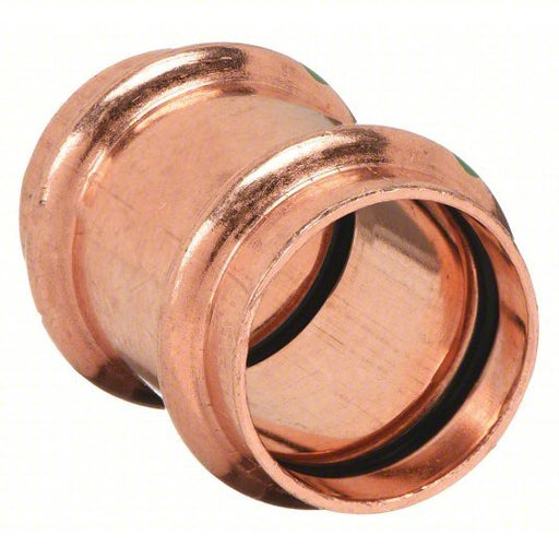 Viega 78172 Coupling No Stop Copper, Press-Fit x Press-Fit, 1/2 in x 1/2 in Copper Tube Size - KVM Tools Inc.KV1RPG9