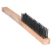 KVM Tools KV1VAF8 13-1/2" L Scratch Brush, Wood PK12 - KVM Tools Inc.KV1VAF8