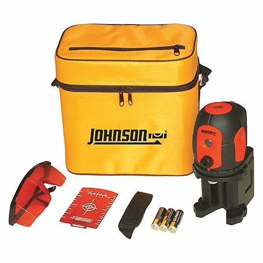 Johnson 40-6680 Dot Laser 5 Beams, 5 Dots, 0 Lines, Red, 200 ft Range w/o Detector