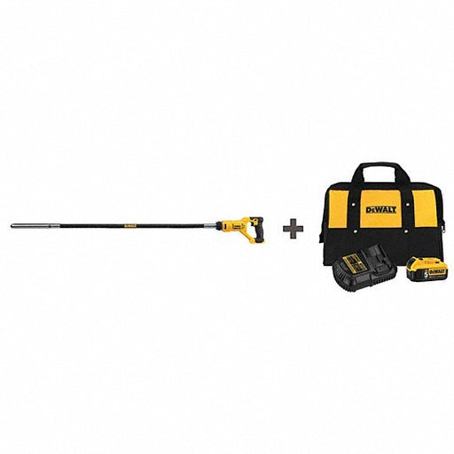 Dewalt DCE531B/ DCB205CK 4' 20V MAX 14000 VPM Lithium-Ion Cordless Pencil Vibrator - KVM Tools Inc.KV209F65