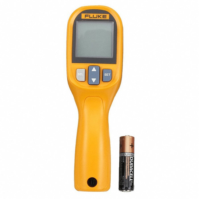 FLUKE-59 MAX + Infrared Thermometer, Backlit LCD, -22 Degrees to 932 Degrees F, Single Dot Laser Sighting - KVM Tools Inc.KV20AZ69