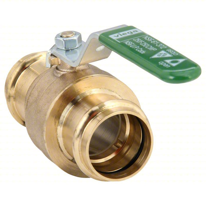 Viega 79935 Ball Valve 1 1/4 in Pipe, Full, 200 psi CWP, 0° to 250°F, Locking Lever Handle, PTFE - KVM Tools Inc.KV20XW49