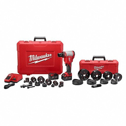 Milwaukee 2677-23 M18 FORCELOGIC 6T Knockout Tool 1/2" - 4" Kit - KVM Tools Inc.KV20966164