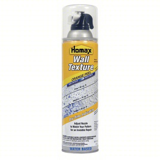 Homax 4096 Wall Textured Spray Patch Interior, White, Drywall, Water, Latex, Orange Peel, White - KVM Tools Inc.KV2AUT9