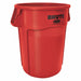 Rubbermaid FG264360RED 44 Gal Plastic Round Trash Can, Red - KVM Tools Inc.KV2FTH8