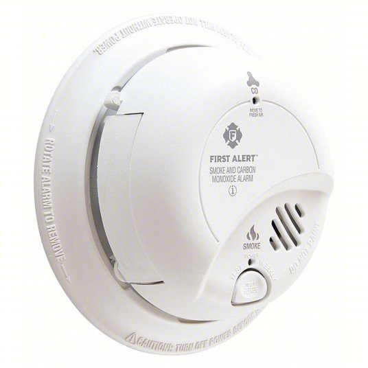 First Alert SC9120LBL Carbon Monoxide and Smoke Alarm, Electrochemical, Ionization Sensor, 85 dB @ 10 ft Audible Alert - KVM Tools Inc.KV45TT72