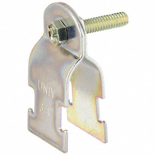 KVM Tools V111 3/4Y Channel Pipe Clamp, 3/4 In, Gold, PK10 - KVM Tools Inc.KV2HAP2