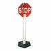 Cortina 03-747QD Stop Sign, 11" W, 56" H, English, Plastic, Red - KVM Tools Inc.KV2KCV7