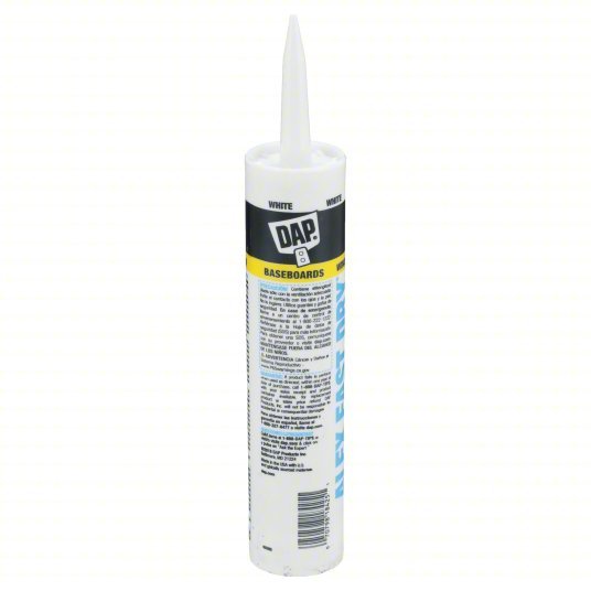 DAP 18425 Silicone Caulk Alex Fast Dry, White, 10 oz Container Size, Cartridge - KVM Tools Inc.KV2KVG6