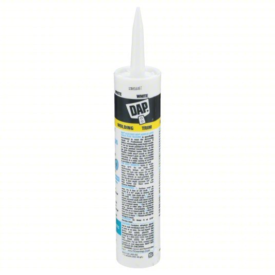 DAP 18425 Silicone Caulk Alex Fast Dry, White, 10 oz Container Size, Cartridge - KVM Tools Inc.KV2KVG6