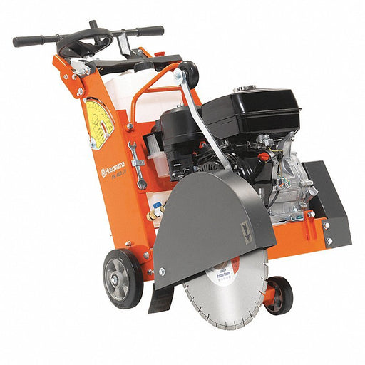 Husqvarna FS 400 18" Walk-Behind Concrete Flat Saw, 7.5" Cut Depth, 11.7hp Honda 4-Cycle - KVM Tools Inc.KV2LDU1