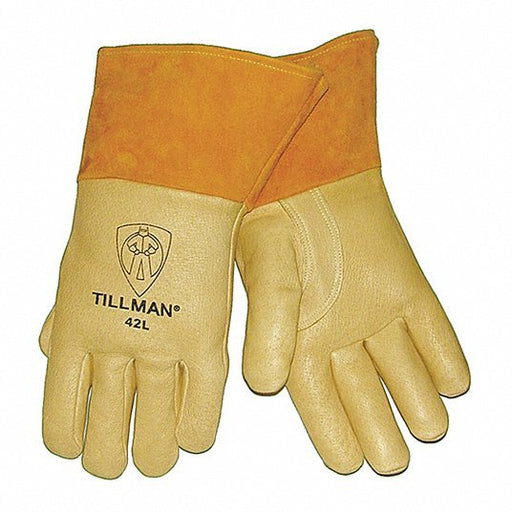 Tillman 42L MIG Welding Gloves, Pigskin Palm, L, PR - KVM Tools Inc.KV2UKA9